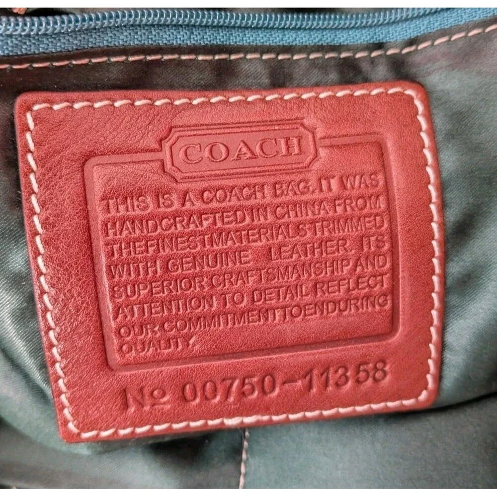 Y2K Coach Vintage Holiday Gallery Patchwork Shoulder Bag Tote
